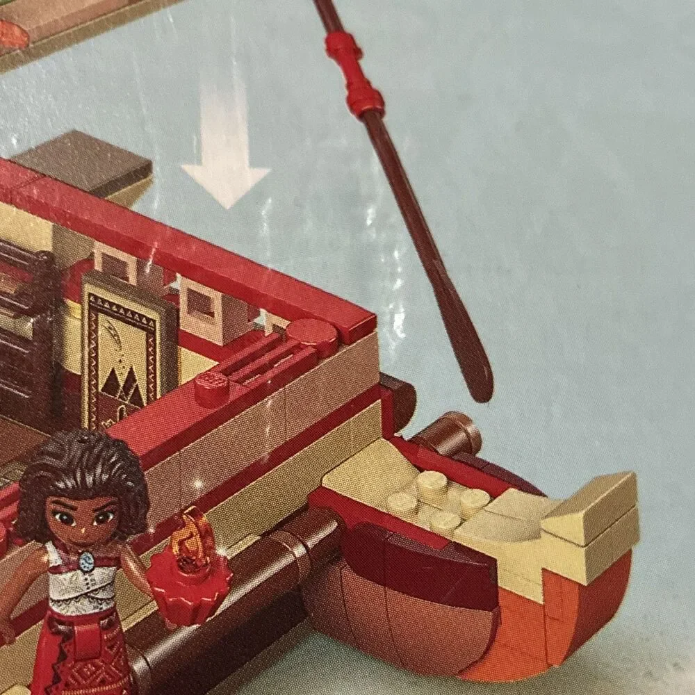 LEGO Disney Moana 2 Adventure Canoe 43270 New Factory Sealed 529 Pieces